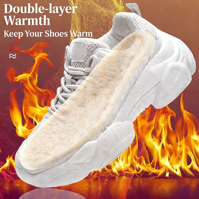 Men'S Shoes With Memory Foam - Sepasang Sol Sepatu Termal Berpemanas Sendiri,