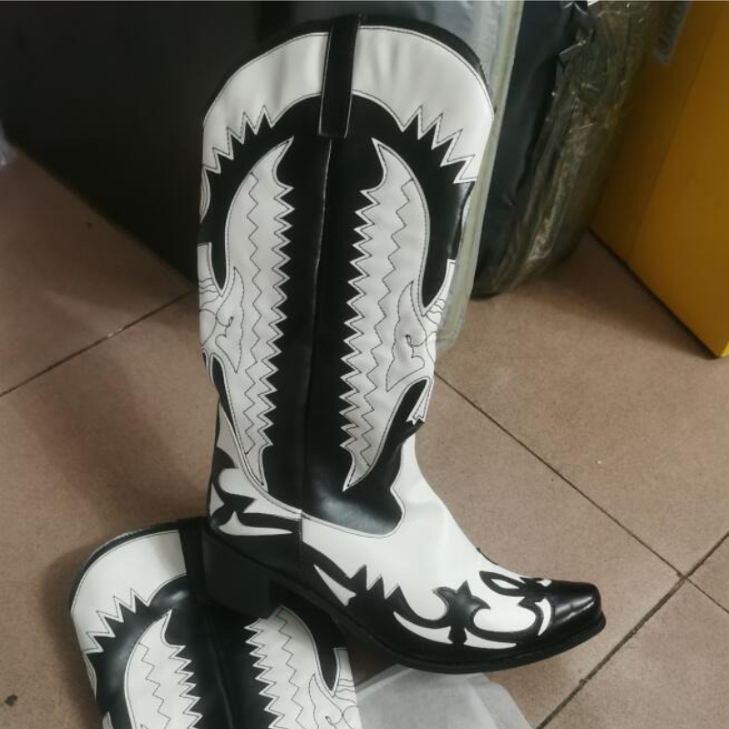 Men Shoes Size 46 - Sepatu Bot Koboi Pria Model Terbaru
