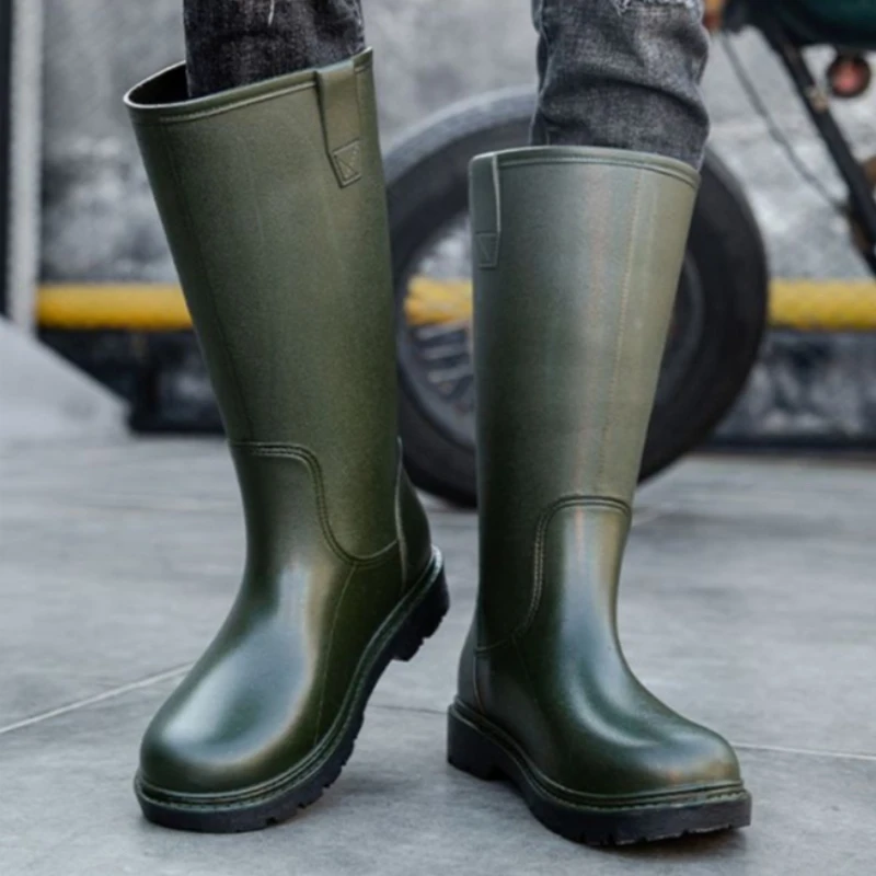 Men Shoes Offer - Sepatu bot hujan untuk pria, sepatu