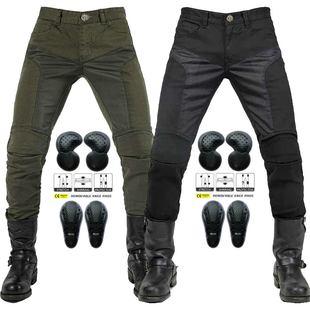 Men'S Shoes With Jeans - Celana jins berkendara sepeda motor, celana