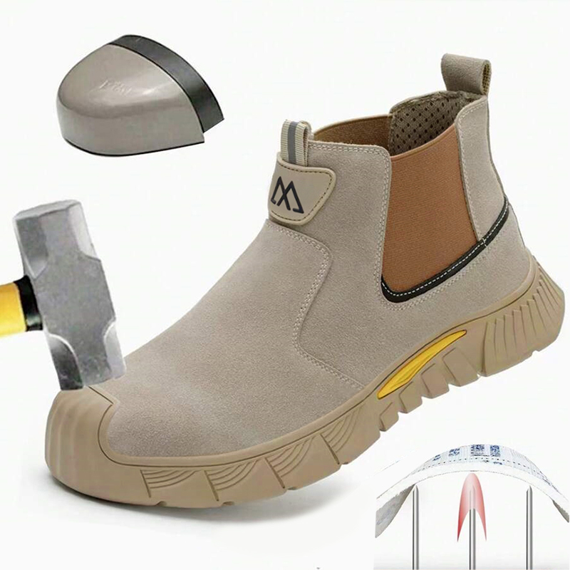 Men'S Shoes With Support - Sepatu Kerja dengan Ujung Baja Tahan