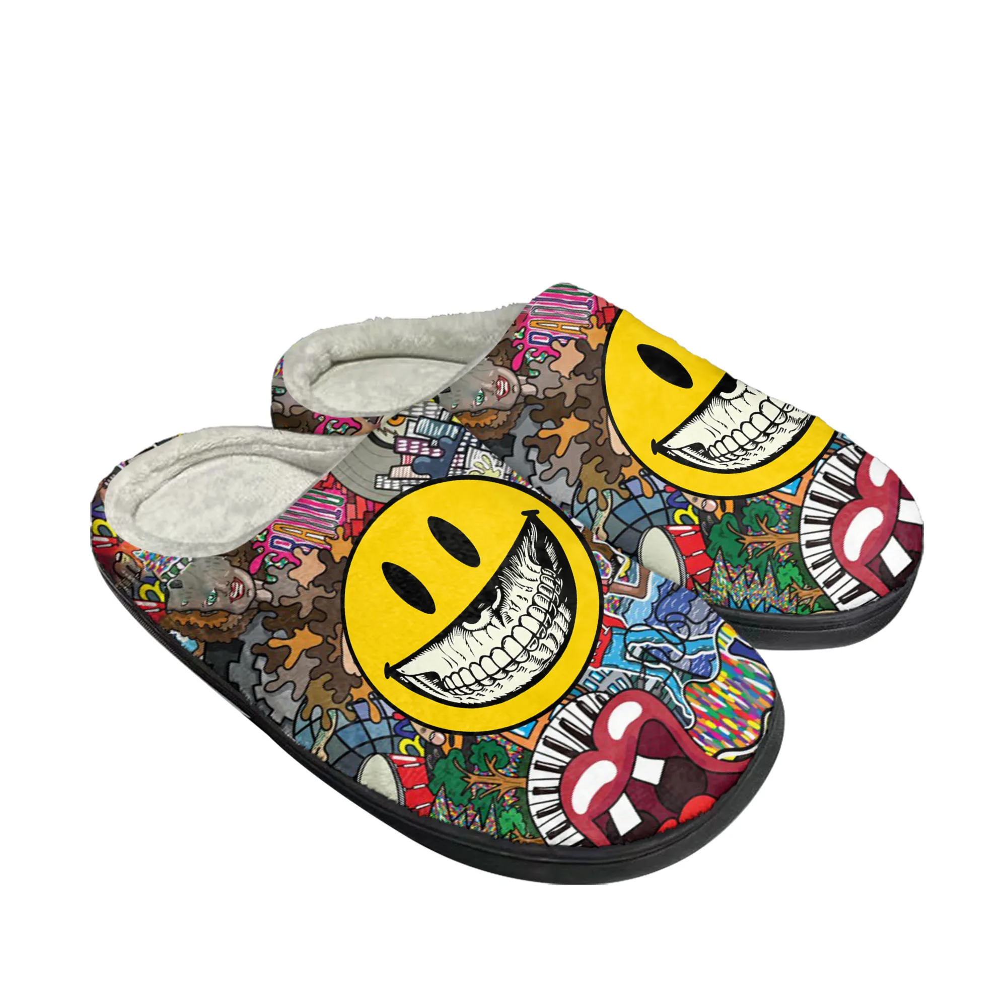 Men Shoes Winter - Sandal Katun Rumah Grafiti Seni Jalanan