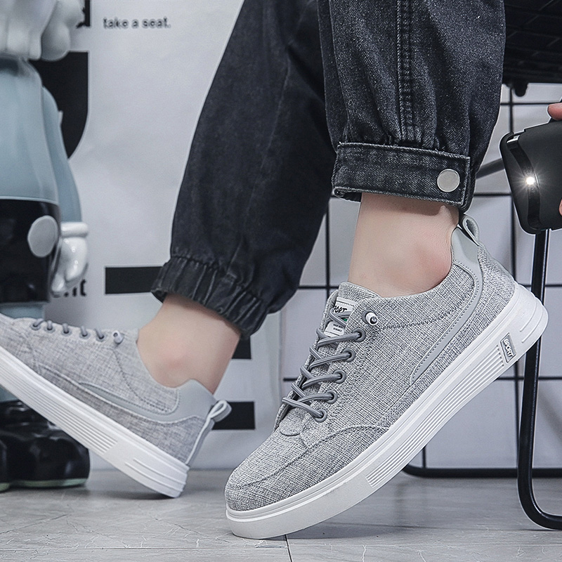 Sepatu Kasual Kanvas Linen Pri - Men Shoes Essentials ulasan dan harga