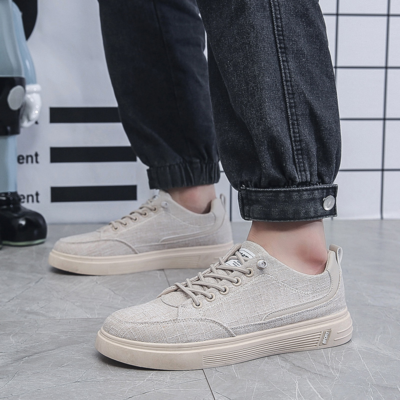 Sepatu Kasual Kanvas Linen Pri - Men Shoes Essentials ulasan dan harga