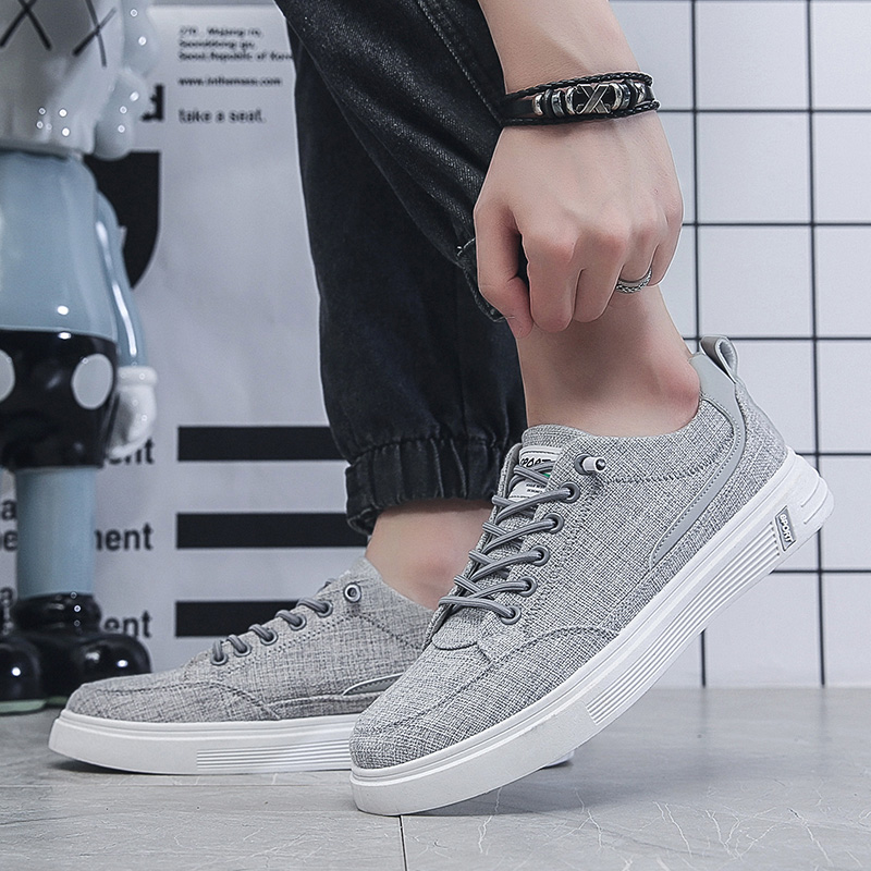 Sepatu Kasual Kanvas Linen Pri - Men Shoes Essentials ulasan dan harga