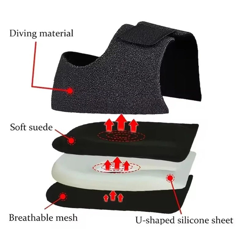 Penyangga Tumit Silikon Gel Be - Men'S Shoes Plantar Fasciitis ulasan dan harga