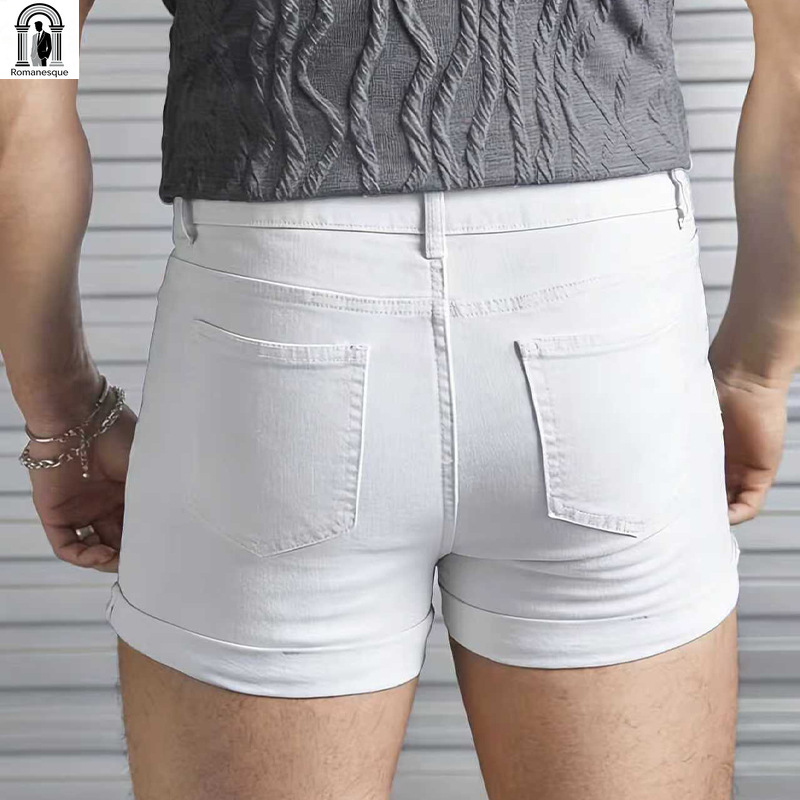 Celana Pendek Denim Putih Slim - Men'S Shoes With Jeans ulasan dan harga