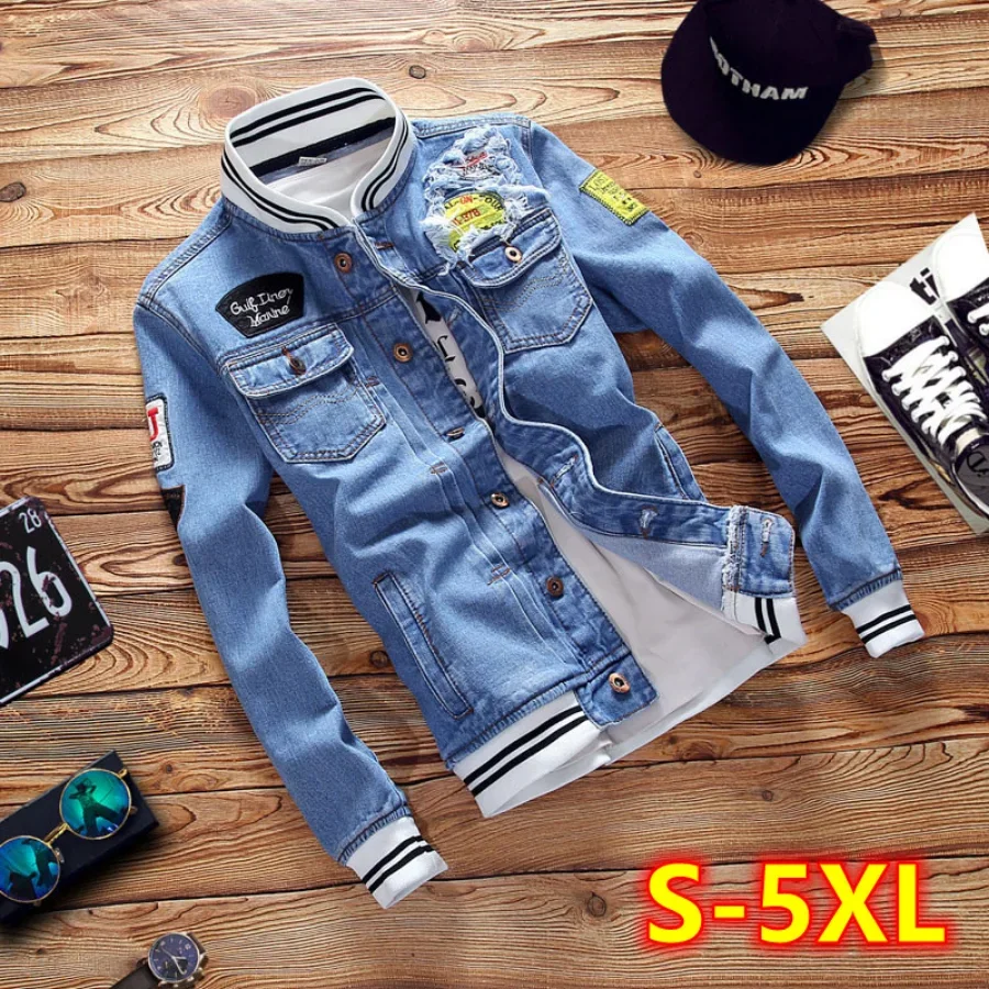 Jaket Denim Pria Baru 2026, Ja - Men'S Shoes With Jeans ulasan dan harga