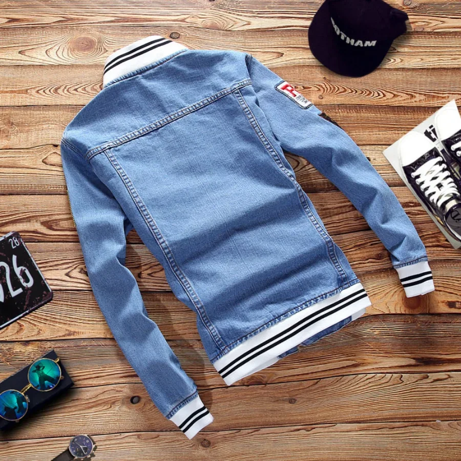 Jaket Denim Pria Baru 2026, Ja - Men'S Shoes With Jeans ulasan dan harga