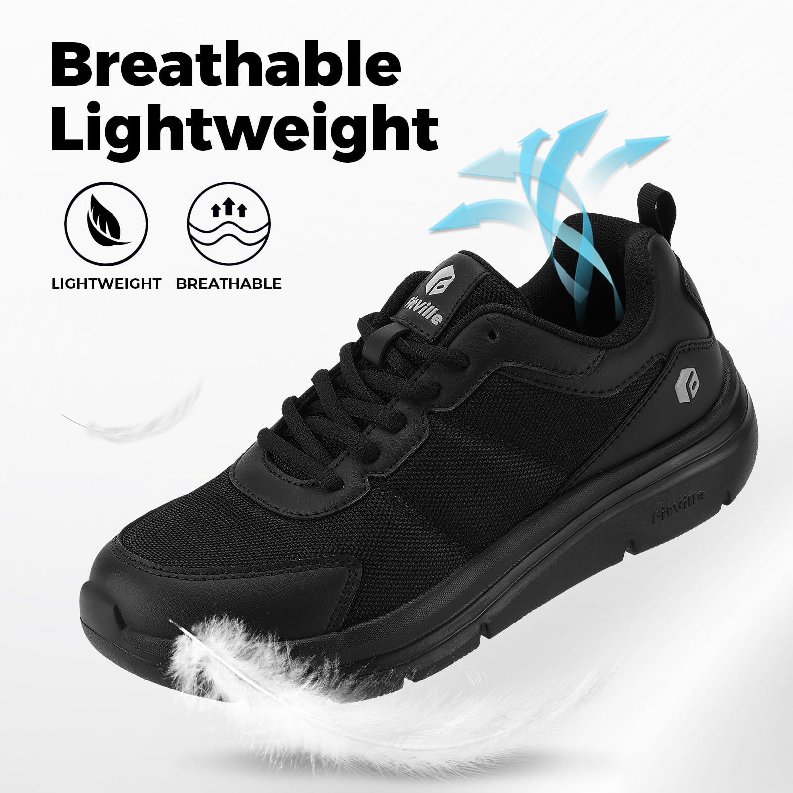FitVille Sepatu Jalan Pria Sep - Men'S Shoes Plantar Fasciitis ulasan dan harga