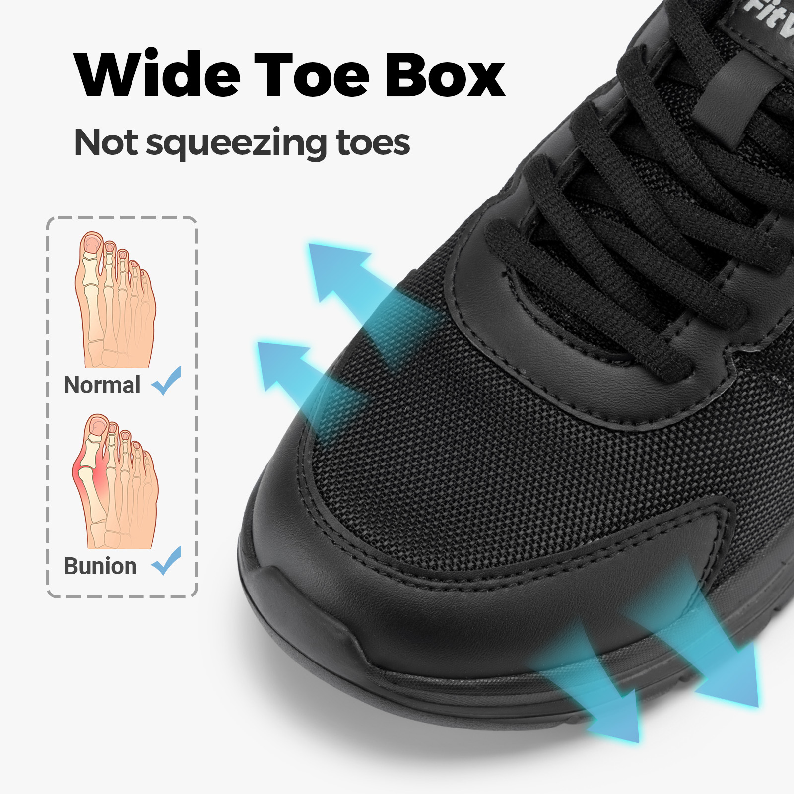 FitVille Sepatu Jalan Pria Sep - Men'S Shoes Plantar Fasciitis ulasan dan harga