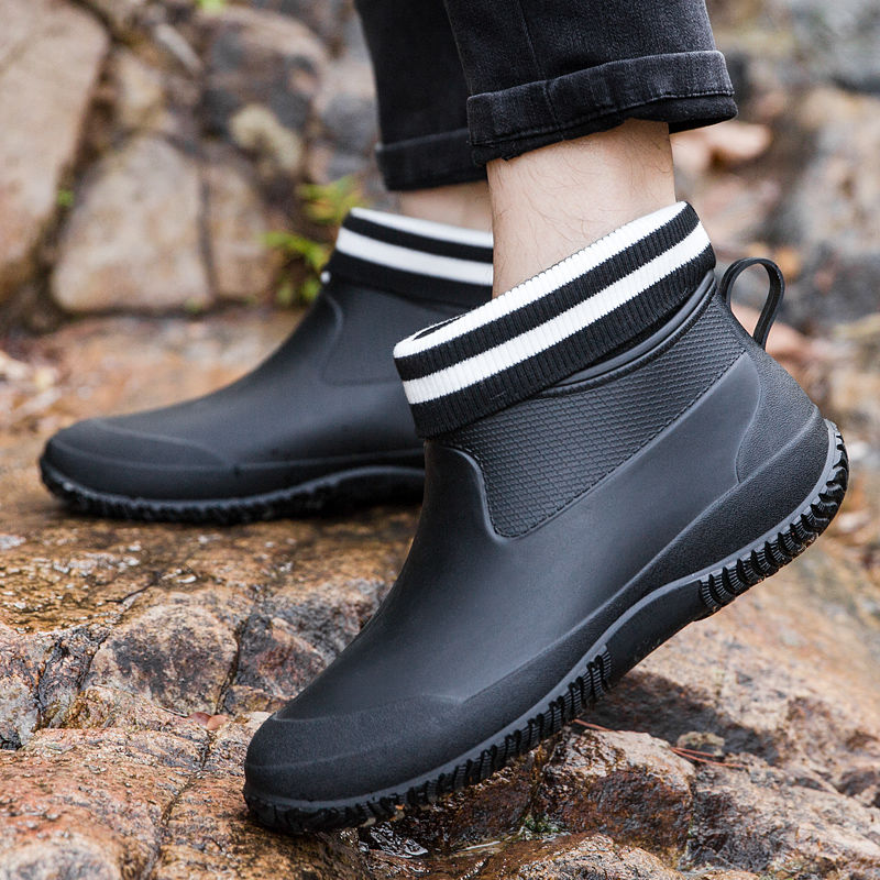 Sepatu Bot Hujan Pria Lembut A - Men Shoes Offer ulasan dan harga
