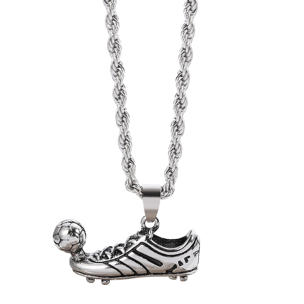 Kalung liontin sepatu sepak bo - Men Shoes Singapore ulasan dan harga