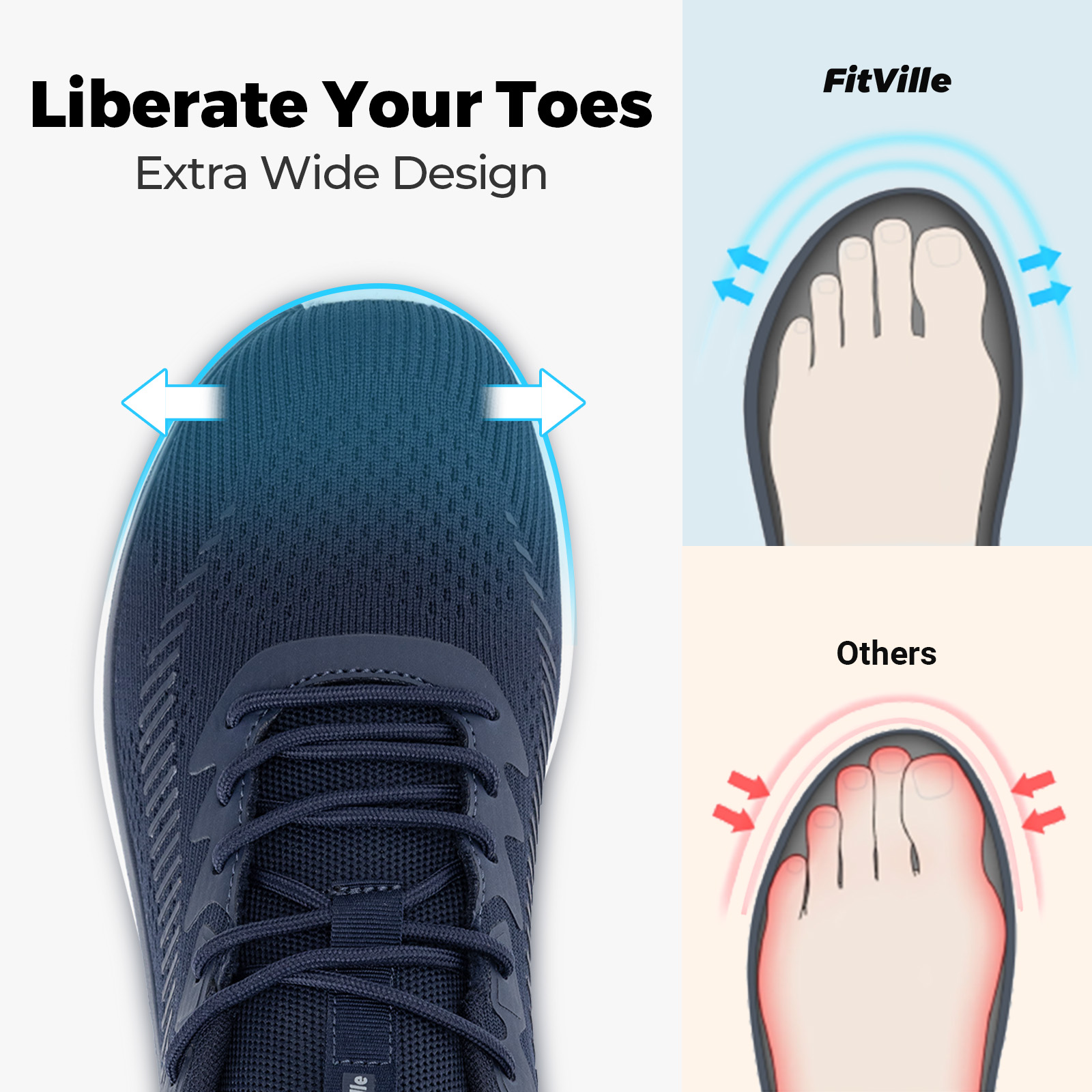 Sepatu Jalan Pria FitVille, Sn - Men'S Shoes Plantar Fasciitis ulasan dan harga