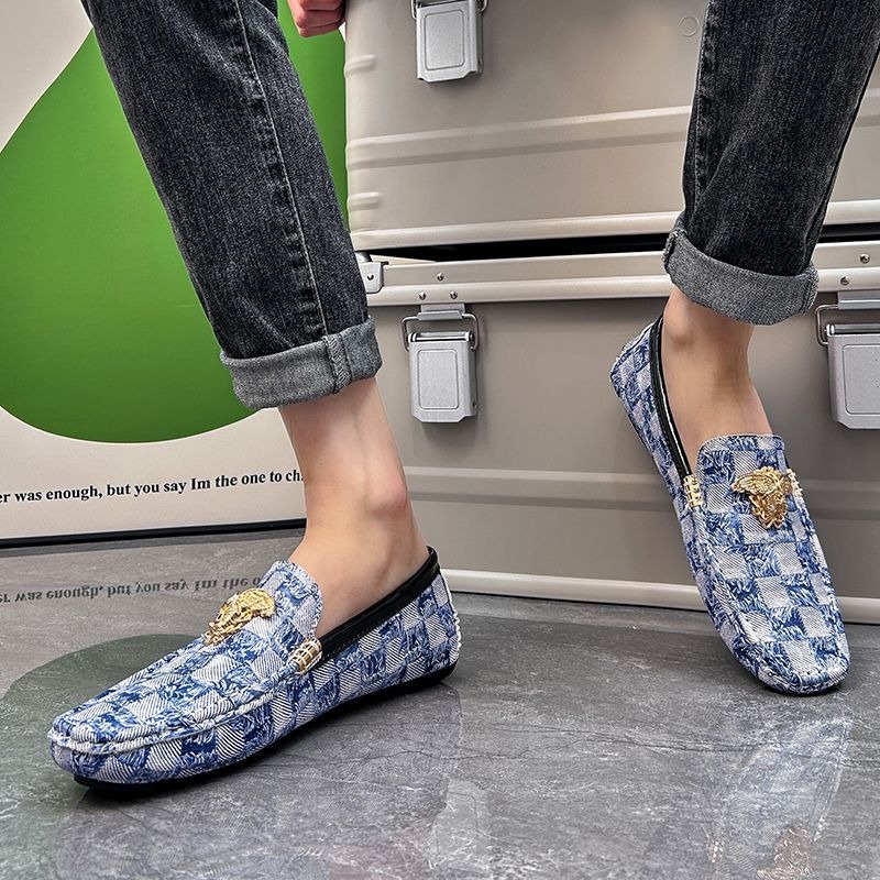 Sepatu Loafer Slip On Kotak-ko - Men'S Shoes Drivers ulasan dan harga