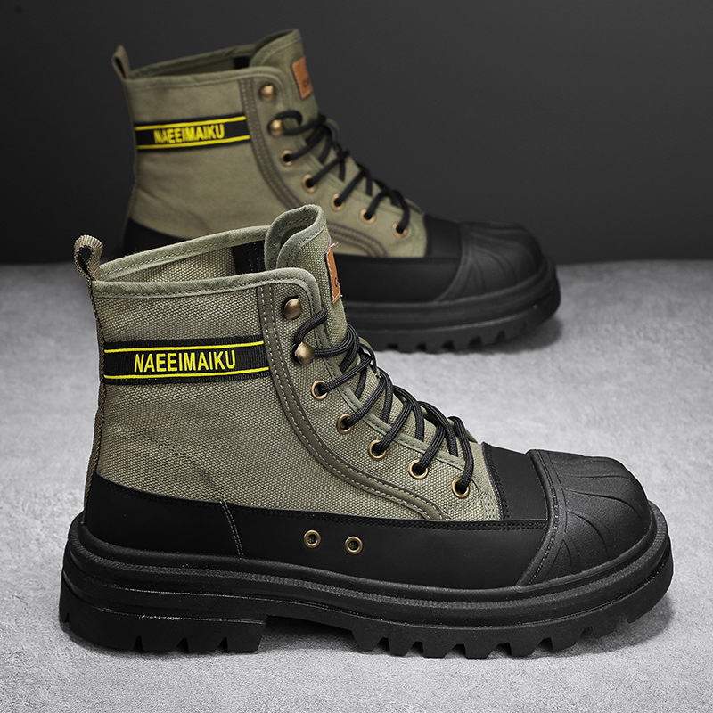 Sepatu Bot Kanvas Pria Sepatu  - Men'S Shoes Dress Casual ulasan dan harga