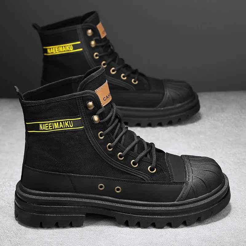 Sepatu Bot Kanvas Pria Sepatu  - Men'S Shoes Dress Casual ulasan dan harga
