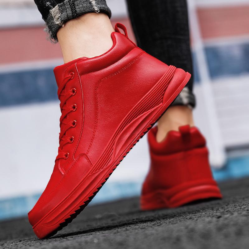 Sepatu High-top Merah Musim Gu - Men Shoes Size 46 ulasan dan harga