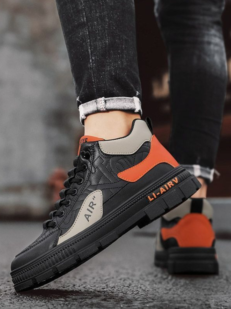 Sepatu Boots Pria Slip-On Plat - Men Shoes Offer ulasan dan harga