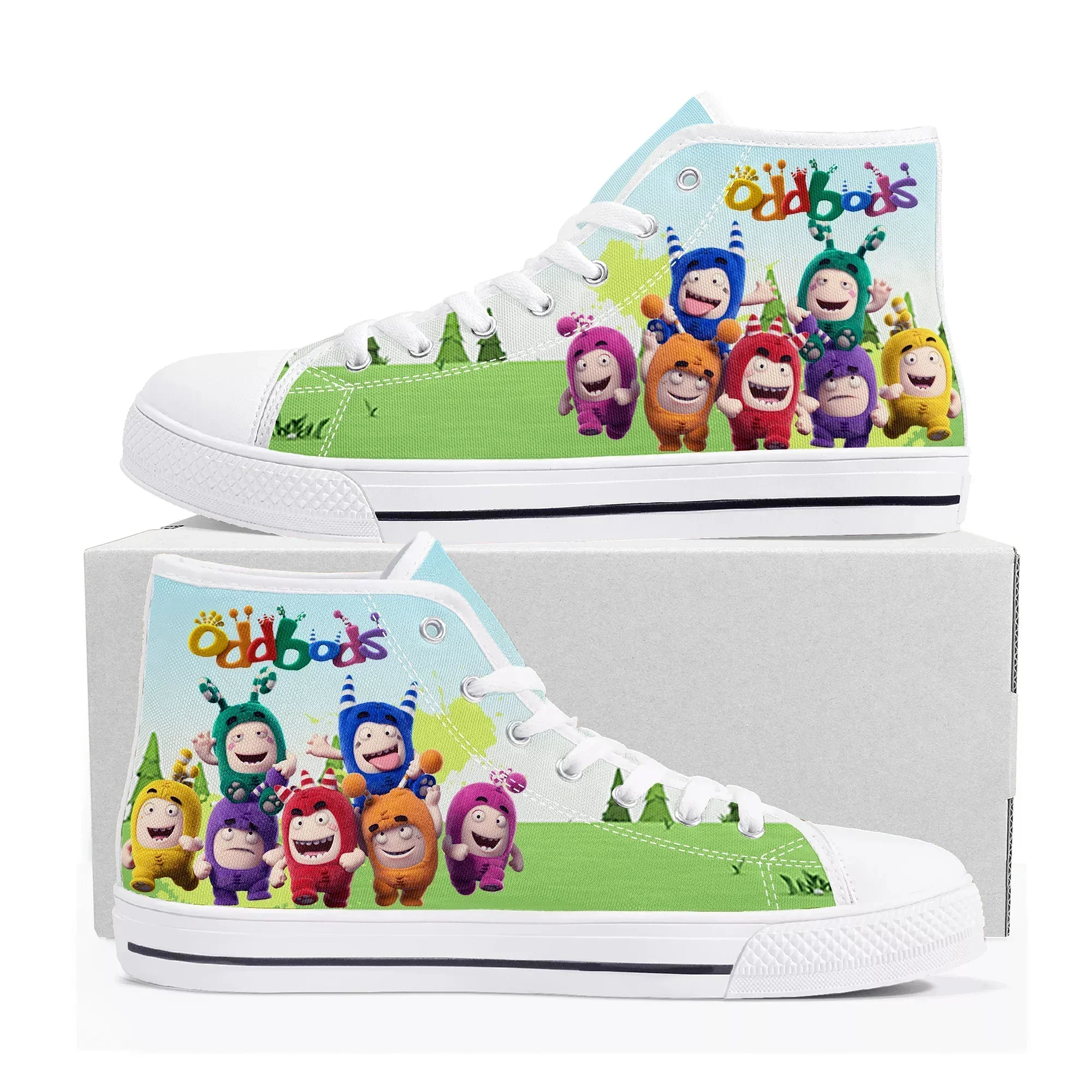 Sepatu Sneakers Tinggi Oddbods - Men Shoes Singapore ulasan dan harga