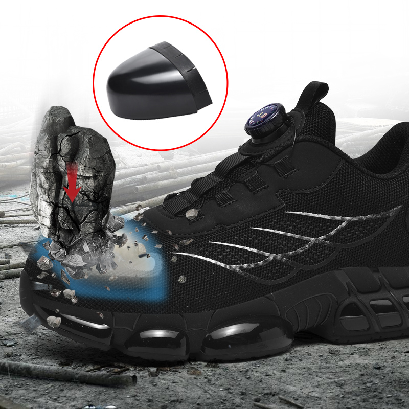 Sepatu Keselamatan Anti-Hantam - Men Shoes Essentials ulasan dan harga
